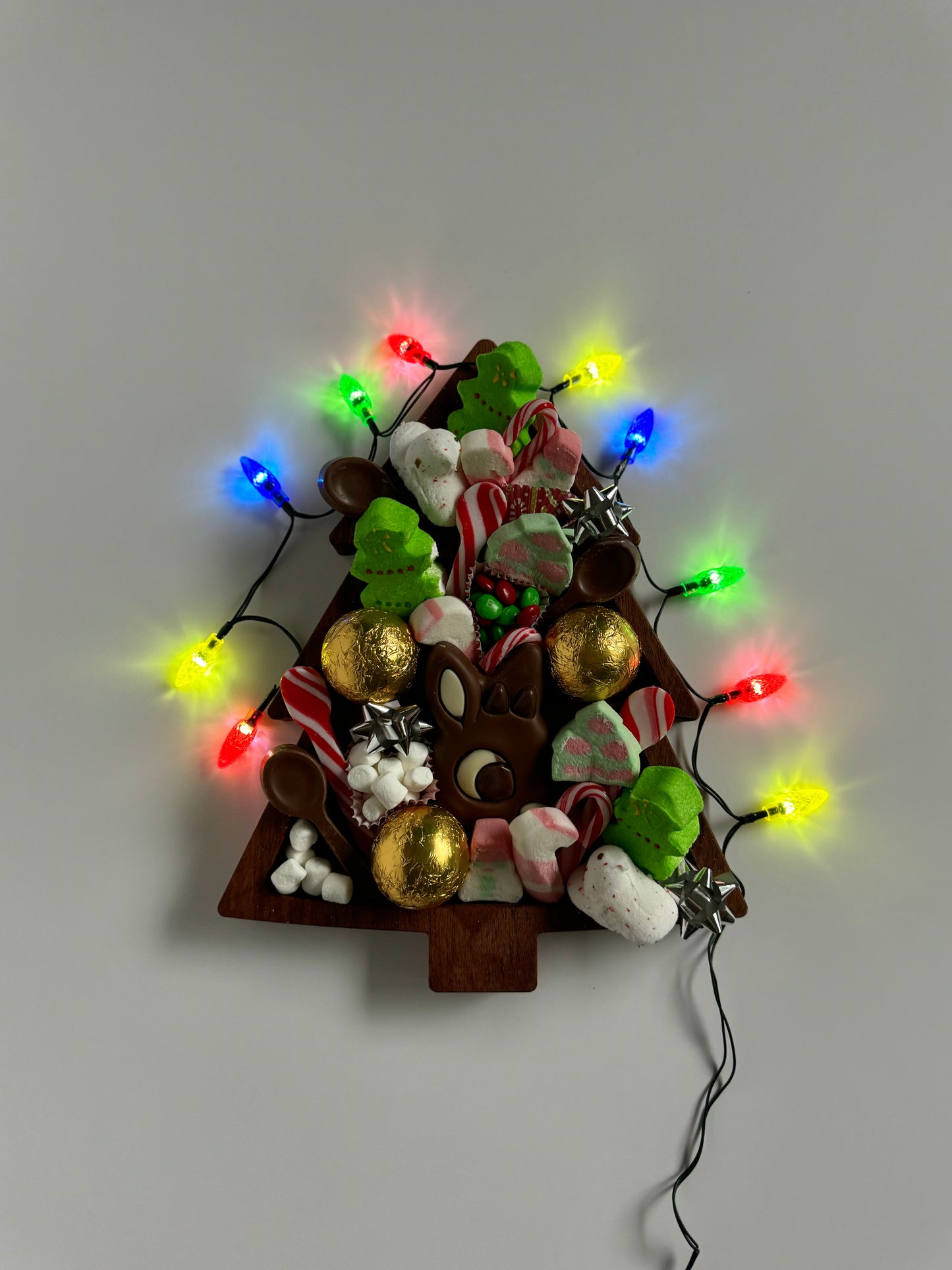 Three-Tiered Christmas Tree Serving Tray