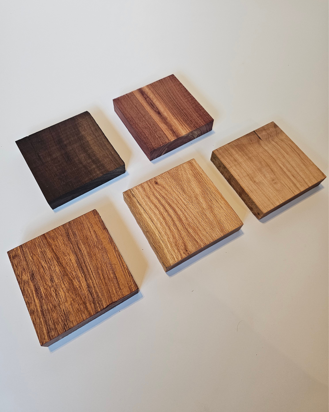 Set of Four Wooden Coasters