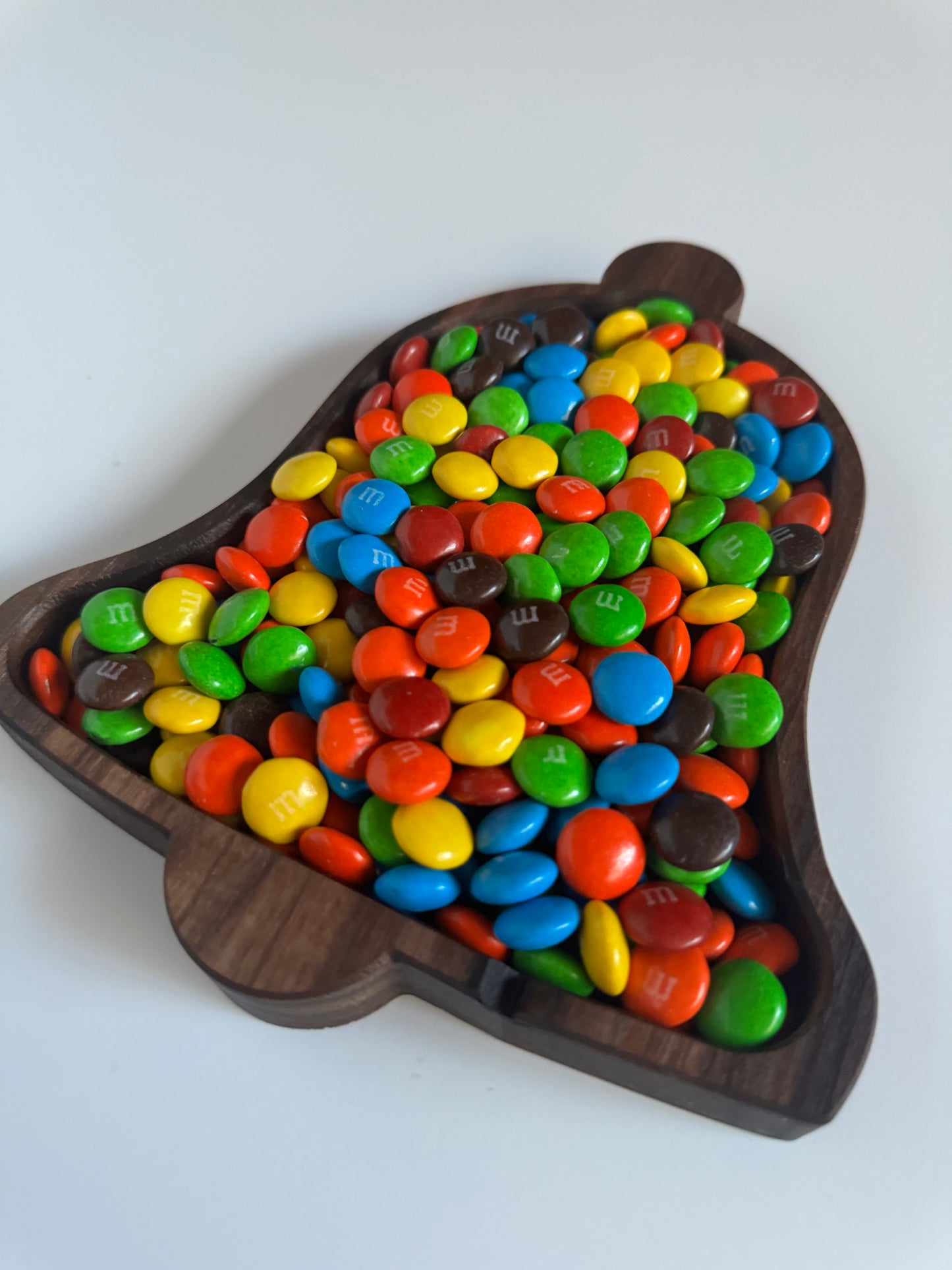 Wooden Bell-Shaped Candy Dish