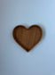 Wooden Heart-Shaped Candy Dish