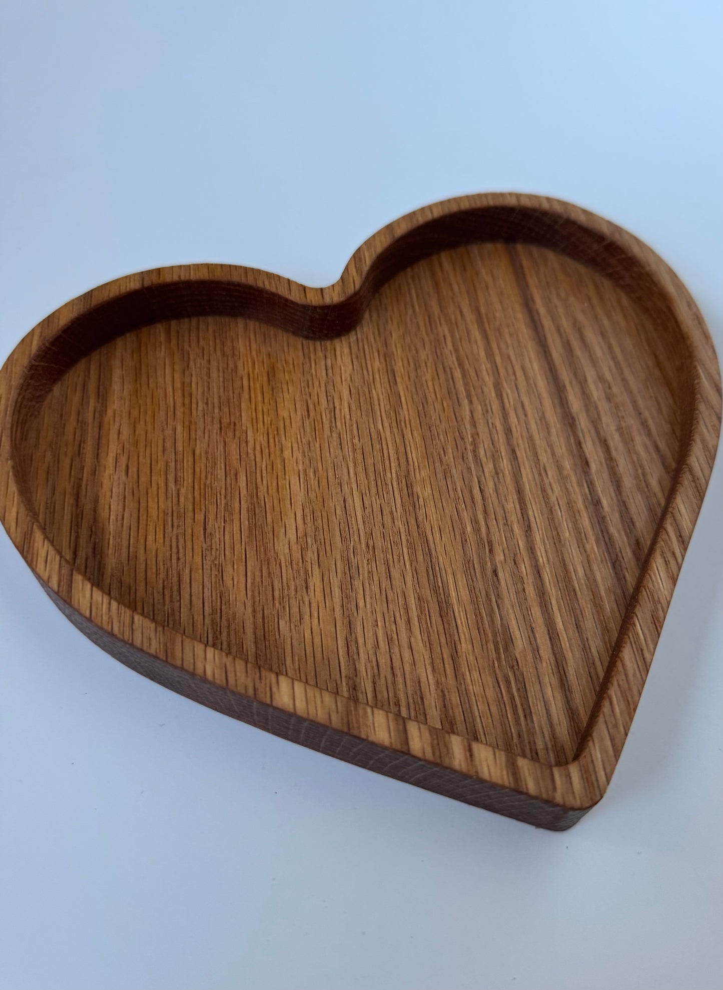 Wooden Heart-Shaped Candy Dish