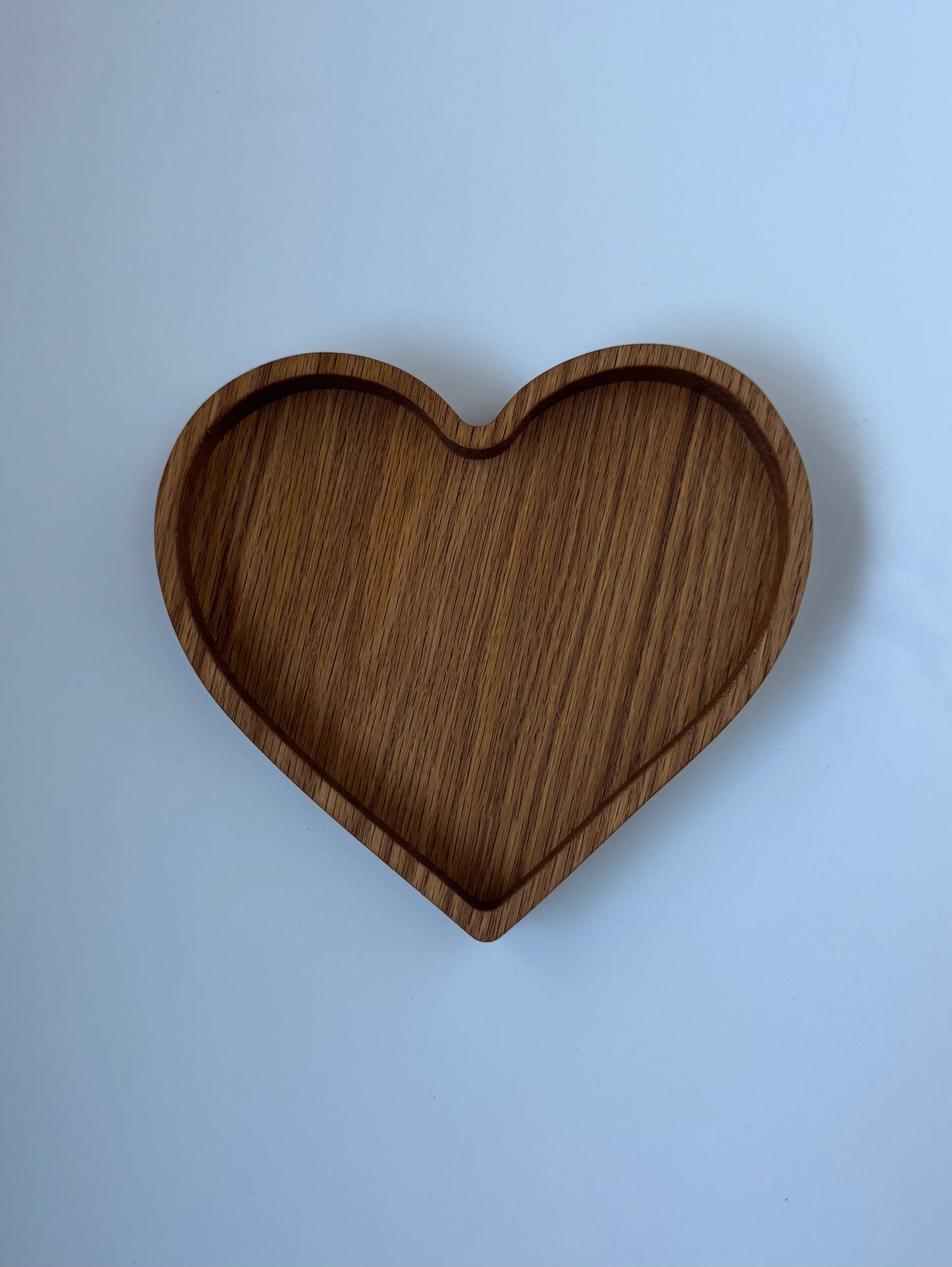 Wooden Heart-Shaped Candy Dish