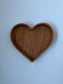 Wooden Heart-Shaped Candy Dish