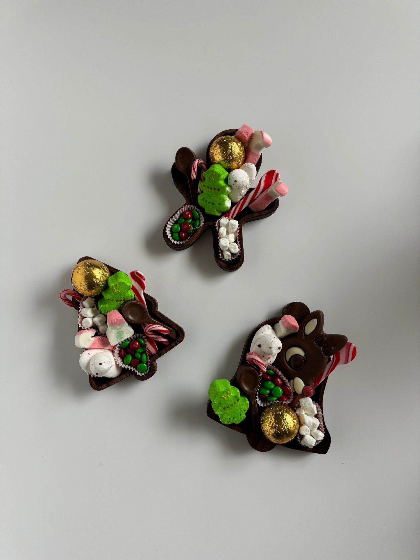 The Christmas Candy Dish Bundle: Christmas Tree, Gingerbread Man, & Holiday Bell