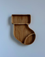 Wooden Christmas Stocking Serving Tray